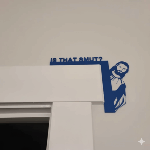 Computer Hanger (Tech) - Peeking Jesus