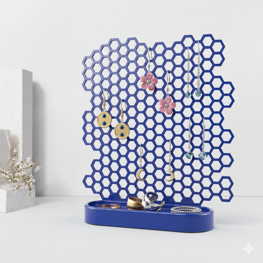 Honeycomb Earring Stand (Home)